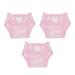 Baby Diapers Reusable Cloth Diaper Washable Mesh Pocket Nappy Newborn Summer Breathable Cotton Training Pants Panties 3Pack