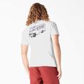 Dickies Men's Skateboarding Pool Drainage Graphic T-Shirt - White Size 2Xl (WSSK12)