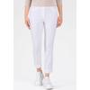 3/4-Hose STEHMANN "Igor", Damen, Gr. 38, N-Gr, weiß, Web, Obermaterial: 72% Viskose, 25% Polyamid, 3% Elasthan, casual, figurbetont 3/4-Länge, Hosen, in Größen 32 bis 52, aus Viskose mit Stretch