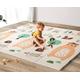 UANLAUO Faltbare Baby Spielmatte,Extra Große 200x180x1cm Krabbeldecke, Kleinkinder Aktivitäts Spielmatten für Babys,Wasserdichte Schaumstoff Babymatte mit Reisetasche