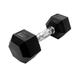 Ab. Hexagonal Dumbbell of 8kg (17.6LB) Includes 1 * 8Kg (17.6LB) Black Material : Iron with Rubber Coat Exercise, Fitness and Strength Training Weights at Home/Gym for Women and Men