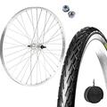 Front Wheel Rim 28" 28 x 1.75 + Black Tyre 700x35C + Inner Tube for City Bike Road Trekking