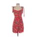 The Andamane Casual Dress: Red Dresses - Women's Size Small