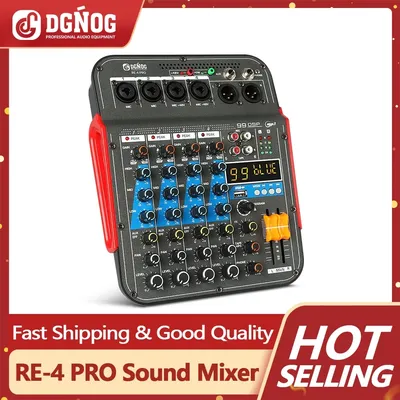 DGNOG-99 DSP Digital Effprotected Audio Mixed RE-4 Pro centre commercial 6 canaux avec alimentation
