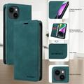 ELEHOLD for Apple iPhone 14 Plus Wallet Case with RFID Blocking PU Leather Flip Folio Card Holders RFID Blocking Kickstand Shockproof TPU Inner Shell Phone Cover for Women Men green