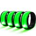 Yohome 4PCS LED Wristband Safety Reflector Bracelet Luminous Band for Running