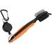 Golf Club Brush Ergonomic Mini Golf Club Brush Portable Multi-functional Zipline Carabiner for Golf Clubs