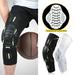 Anvazise Kids Sports Knee Pad Anti-collision High Elastic Pressurization Protection Good Stretch Knee Pad for Riding Black XS