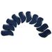 10Pc Neoprene Golf Putter Covers Golf Iron Head Covers Golf Club Covers Iron Headcovers with Transparent Window Display