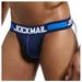 OVTICZA Mens Athletic Jock Strap G-Strings Thongs Supporters Jockstrap Male Briefs Underwear L Blue