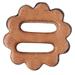 80BH 12 Pack Hilason Slotted Scalloped Leather Rosette Concho Saddle Tack Tan 1-1/4