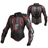 Stay Cozy Look Cool Our Fall/Winter Jacket HIMIWAY Protective Jacket Full Body Armors Dirt Bike Gear ATV Safety Motocross Protector Bike Body Armors Cycling Biking Riding Protector Red 3XL