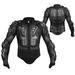 Stay Cozy Look Cool Our Fall/Winter Jacket HIMIWAY Protective Jacket Full Body Armors Dirt Bike Gear ATV Safety Motocross Protector Bike Body Armors Cycling Biking Riding Protector Black M