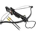 Snake Eye Tactical 175 lbs Black Recurve Crossbow Archery Hunting Gun with Two Bolts