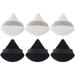 6Pcs Makeup Puffs Powder Puff Triangle Velvet Powder Puff Mini Face Makeup Sponge Face Powder Puff Washable Soft Cotton Cosmetic Sponge for Loose Powder Body Powder