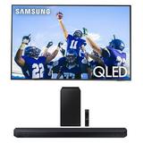 Samsung QN75Q60CAFXZA 75 Inch QLED 4K Quantum HDR Dual LED Smart TV with a Samsung HW-Q60C 3.1ch Soundbar and Subwoofer with Dolby Atmos (2023)