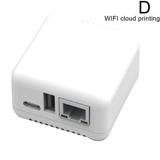 Wifi Netwerk Draadloze Bt 4.0 Print Server Netwerken Usb 2.0 Port Fast 10/100Mbps Lan-poort Ethernet Print RJ-45 Dropshipping U3F2