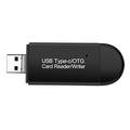 USB 3.0 SD Card Reader for PC Micro SD Card to USB Adapter for Camera Memory Card Reader Card Reader for Laptop (1 Pack USB3.0)