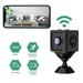 2023 Summer Savings! WJSXC Home Security Clearance Compact Indoor Plug-In Smart Security Camera 1080p HD Video Night Vision Motion Detection Two-Way Audio Easy Set Up