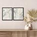 Bay Isle Home™ 2 Piece Wrapped Canvas & Framed Print Set - Palm Sway by PI Creative Art in Gray | 20 H x 16 W in | Wayfair