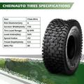 13x5.00-6 Lawn Mower Tire 2Pcs 13x5x6 13-5-6 Turf Tire for Lawn Mower Garden Tractors Riding Mowers Golf Cart Tire Heavy Duty 4 Ply Tubeless