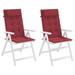 Dajuana Latitude Run® 2 - Piece Outdoor Seat/Back Cushion Polyester in Red | 1.2 H x 47.2 W x 19.7 D in | Wayfair E585771BFA984E879EB23EA6F3113EFF