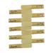 Lomubue 10pcs LADE E-Flat Alto Saxophone Reed with Transparent Case Strength 2.5