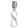 Love Infinity Sign - Cross Charm Bead