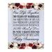 LifeSong Milestones 12x15 30th Anniversary Wall Plaque 30 Years of Marriage Floral Border (White Distressed)