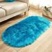 RKSTN Super Soft Faux Sheepskin Area Rugs for Bedroom Floor Shaggy Plush Carpet Faux Rug Bedside Rugs Rug Home Decor Lightning Deals of Today - Summer Savings Clearance on Clearance