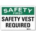 Lyle Safety Sign 10inx14in Reflctv Sheeting U7-1248-RD_14X10