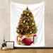 Black and Friday Deals 2023 RKSTN Christmas Tapestry Christmas Tree Tapestry Green Tree Decorative Wall Hanging Home Decor Decoration Christmas Decorations Lightning Deals of Today on Clearance