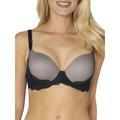 Triumph Womens Lace Spotlight Padded Bra Black - Grey Polyamide - Size 30E