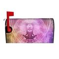 TEQUAN Zen Meditation Chakra Mandala Magnetic Mailbox Cover Mailbox Wraps Standard Size