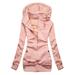 Dtydtpe Clearance Sales Shacket Jacket Women Casual Pockets Jacket Zipper Sweatshirt Hooded Vintage Coat Womens Long Sleeve Tops Winter Coats for Women