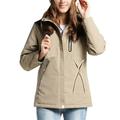 Dtydtpe Clearance Sales Shacket Jacket Women 3 Area Heating Jackets Soild Color with Detachable Hat Charging Heating Jackets Windproof and Hiking Coat Womens Long Sleeve Tops Winter Coats for Women