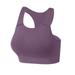 iOPQO lingerie for women Women Sports Yoga Fitness Exercise Plus Size Underwear Bra Yoga Bra Purple XL