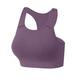 iOPQO lingerie for women Women Sports Yoga Fitness Exercise Plus Size Underwear Bra Yoga Bra Purple XL