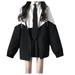 Dtydtpe 2024 Clearance Sales Shacket Jacket Women Solid Color Casual Zipper Hooded Long Coat Jacket Womens Long Sleeve Tops Winter Coats for Women