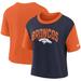 Women's Nike Orange/Navy Denver Broncos High Hip Fashion T-Shirt