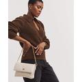 Cream Padded Faux Leather Multi Way Bag