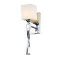 Kichler Marette 1 Light Chrome Opal Glass Wall Light