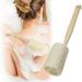 Anvazise Back Scrubber Unisex Deep Clean Natural Exfoliating Loofah Bathing Back Brush Household Supplies Natural One Size