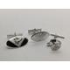 Finolet Sterling Cufflink & Tie Pin Set