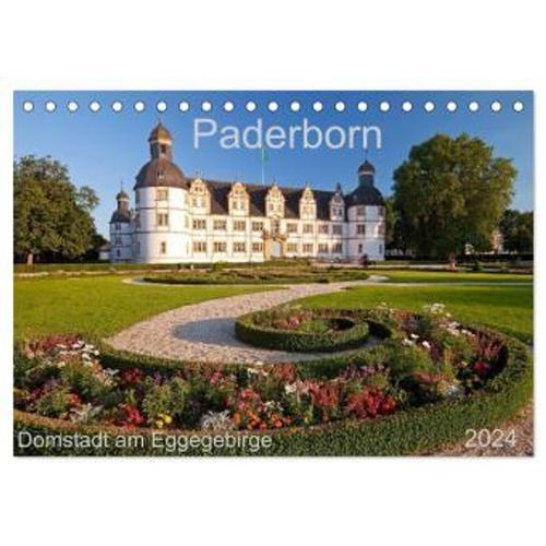 Paderborn Domstadt Am Eggegebirge (Tischkalender 2024 Din A5 Quer), Calvendo Monatskalender