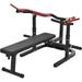 EUROCO Weight Bench 700LBS Adjustable Flat Incline Bench for Chest & Arm Ab Workout with Fast Folding Home Gym Equipment