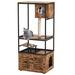 Tucker Murphy Pet™ Rustic Cat Litter Box Enclosure w/ Cat Tree Tower, All-In-One Large Hidden Cat Washroom w/ Condo, Sisal Scratching Post & Perch | Wayfair