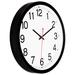Latitude Run® Maraja Wall Clock Plastic in Black/Blue | 12 H x 12 W x 1.2 D in | Wayfair 6465931795E14F28AEC59B94CF82EC54
