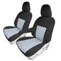 TLH Custom Fit Car Seat Covers for Toyota Sienna 2011-2020 Car Seat Cover Front Set Automotive Seat Covers in Gray Neoprene Waterproof and Washable Seat Covers
