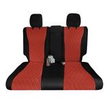 Custom Fit Seat Covers for 2016â€“2022 Honda Pilot Car Seat Covers 3rd Row Bench Only Red Neoprene Seat Cover Waterproof Car Seat Covers Honda Accessories Automotive Seat Covers for SUV